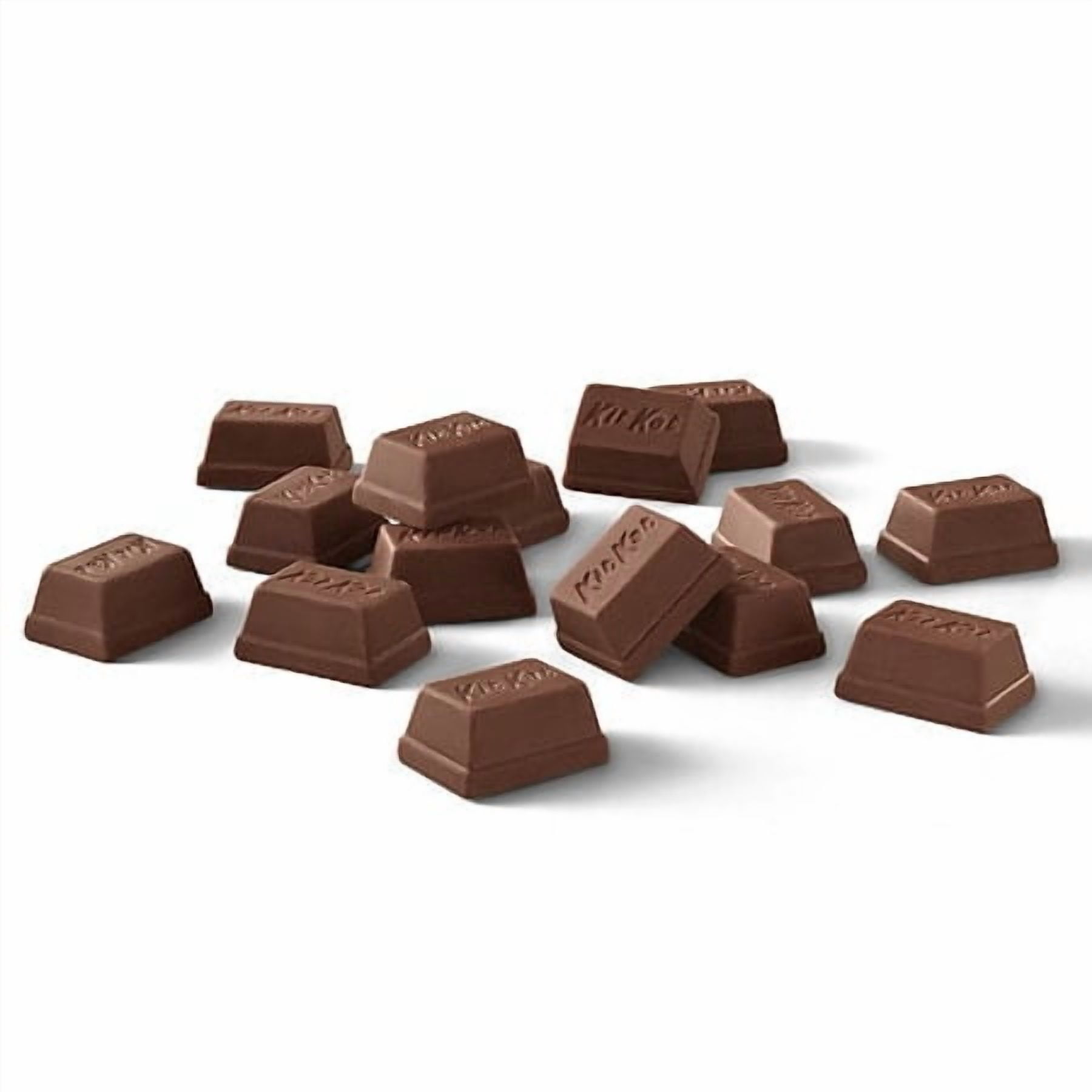 Kit Kat Minis Unwrapped, Wafer Candy Bar, Resealable Pouch Milk Chocolate 7.6 oz Pack of 2