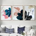 thumbnail image 2 of 3Pcs Fashionable Leaf Pattern Canvas Wall Art Painting Printed Picture Home Office Decor, 2 of 7