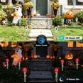 thumbnail image 4 of Toodour Halloween Pathway Lights Outdoor, Battery Operated Halloween Skeleton Hands with Light Up Eyeballs & Spiders, Waterproof Halloween Decor for Walkway Garden Yard Lawn, Red, 4 of 9