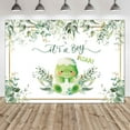 thumbnail image 2 of Dinosaur It's a Boy Baby Shower Backdrop Jungle Leaves Photography Background for 1st Birthday Newborn Party Decorations Cake Table Banner Photo Booth Props, 2 of 4