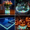 thumbnail image 6 of Colorful Glow-in-the-Dark Garden Stones, 2026 New Solar Powered Glowing Pebbles for Garden Outdoor, Beautiful Luminous Stepping Stones Glow Rocks, Turn Your Space Magical at Night (200, Yellow), 6 of 6