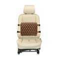 thumbnail image 4 of Vintage Lumbar Pillow, Funky Unusual Shapes in Vibrant Colors Oval Elliptic Forms Nested Vertical Pattern, Soft Back Cushion Office Chairs with Adjustable Straps, 14" x 13", Multicolor, by Ambesonne, 4 of 7