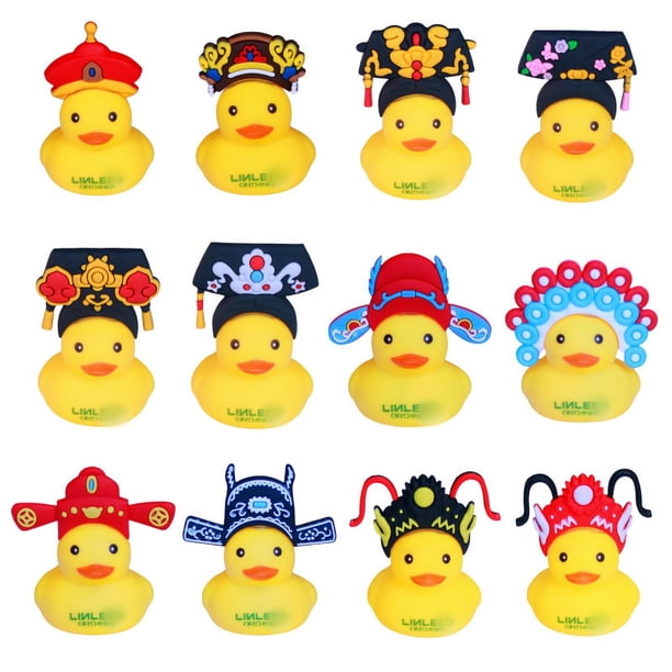 Accesorios para patos amarillos Accesorios N.° 8 Accesorios para juguetes de patos Regalos para el té con leche del vecindario
