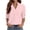 Pink, variant on Pink Long Sleeve Shirts for Women V-Neck Casual Tunic Tops Work Fashion Cute Fall Outfits 2026 Dressy Blouse XL