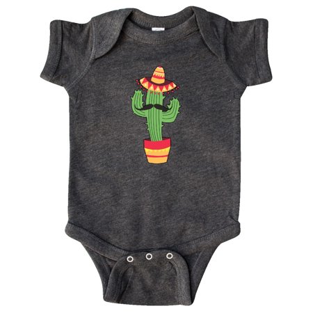 

Inktastic Cactus with a Mustache and Sombrero Cindo De Mayo Gift Baby Boy or Baby Girl Bodysuit