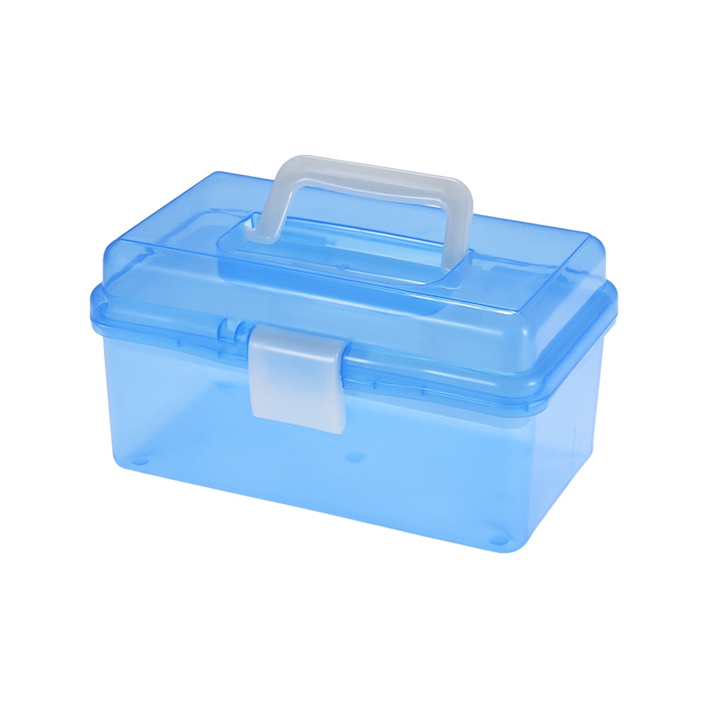 Clear Art Storage Box Painting Supplies Multipurpose Case Meidum Size