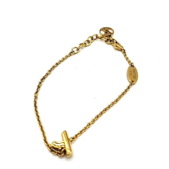 Pre-Owned Louis Vuitton LV&ME Y motif bracelet gold color GP ladies M67182 LOUIS VUITTON