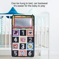 thumbnail image 3 of Baby Mirror Book Toy, Visual Training Professional Foldable Infant Mirror Book with  Pendant for  Animal Type,Number Type,Traffic Style, 3 of 8
