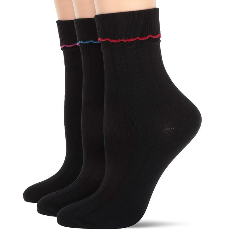 Amazon.com: HUE Women's Super Soft Crew 3 Pair Pack Casual