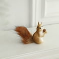 thumbnail image 3 of Mini Christmas Tree Decorations Cute Lifelike Squirrels Hanging Figurines Festive Holiday Decor for Xmas Tree Home Party, 3 of 5