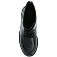 thumbnail image 5 of Journee Womens Nikks Lace Up and Zip Entry Almond Toe Booties, 5 of 10