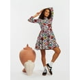 thumbnail image 2 of Roberto Lugo Women’s Morris Study II Panda Print Dress, Sizes S-2XL, 2 of 3