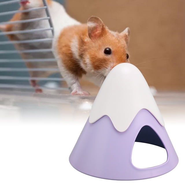 Casa De Hámster Con Forma De Montaña Nevada, Hámster De Material ABS Para Hámster, Conejillo De Indias, Chinchilla, Animales Pequeños, Refugio Para Mascotas, Casa Escondite