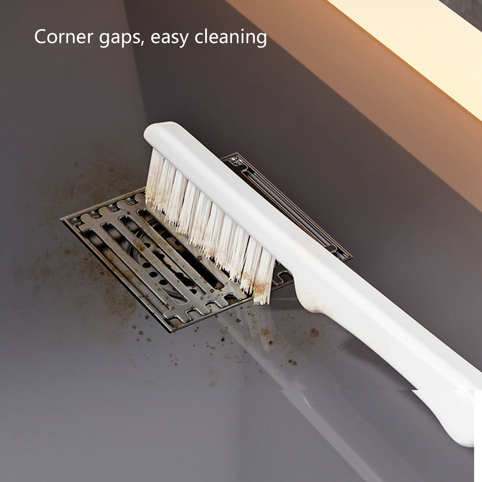 Creative Bathroom Toilet Cleaning Brush with Wall Mountable Base Space Saving Toilet Bowl Brush Cleaner Easy to Use