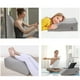 thumbnail image 4 of Almohada inflable portátil de PVC con forma de cuña para piernas, cojín triangular multifuncional para soporte de piernas y cintura, ideal para viajes, oficina y hogar, almohadilla inflable ajustable., 4 of 6