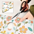 thumbnail image 6 of Yayeee Faucet Mat for Kitchen Sink 14.7" Diatomite Long Splash Guard Pad, Orange Retro Flower, 6 of 7