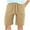 Beige, variant on hotojiny Golf Shorts Men Casual Drawstring Straight Leg Short Pants Summer Elastic Waist Lightweight Shorts with Pockets