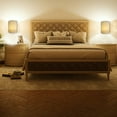 thumbnail image 3 of RKSTN Magnetic Wireless Wall Sconce RGB Color Dimmable Fabric Linen Shade, 3 of 4