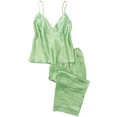 St Solid Satin Pj