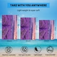thumbnail image 5 of GZHJMY Beach Towel for Women Girls, Lavender Flower Field Bath Towel, Oversized Lightweight Sport Towel, 31x71 Inch, 5 of 7
