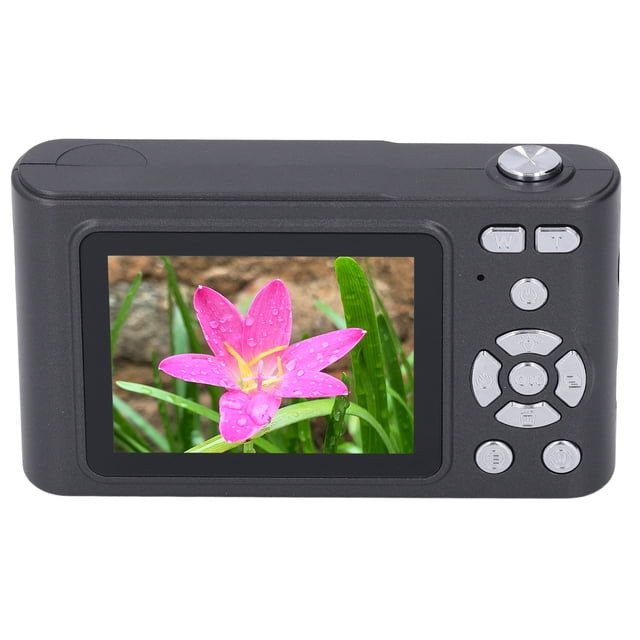 Cámara Digital, 48MP FHD 1080P 16X Zoom Digital Cámara Portátil Antivibración Con Luz De Relleno 11 Filtros Para Principiantes En Fotografía
