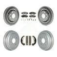thumbnail image 1 of Transit Auto Front Rear Coated Disc Brake Rotors Ceramic Pads and Drum Kit for Car Chevrolet Aveo Pontiac Aveo5 Wave Spark G3 Suzuki Swift+ Wave5 KGT-102497, 1 of 11