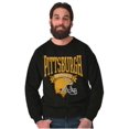 thumbnail image 4 of Pittsburg Football Helmet Sports Fan Unisex Plus Fleece Graphic Sweatshirt Brisco Brands 2X, 4 of 6