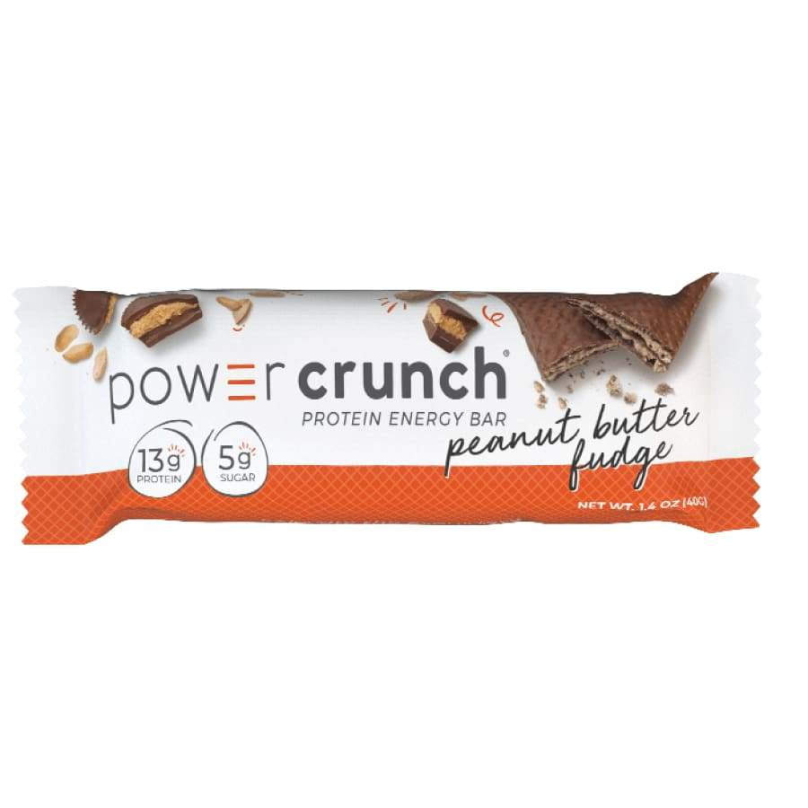 Power Crunch Protein Energy Wafer Bar – Peanut Butter Fudge (12-Pack)