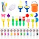 thumbnail image 1 of Kit de pintura con los dedos ABEIER lavable, 12 colores para niños pequeños, 35 ml, 1 of 8