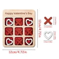 thumbnail image 2 of HUASHENG Wooden Game Table Top Living Room Decor Fun Game Indoor Outdoor Adults Classic Travel Game, 2 of 4