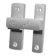 thumbnail image 2 of Pestillo abatible Macarena plateado Cerradura de puerta, 2 of 6