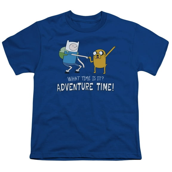 Adventure Time - Fist Bump - Youth Short Sleeve Shirt - Medium