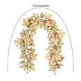 thumbnail image 3 of 5.7Ft Artificial Fall Maple Leaf Garland, Faux Autumn Vine for Mantel Staircase, Halloween Thanksgiving Indoor Covered Outdoor Harvest Party Home Decor, 3 of 6