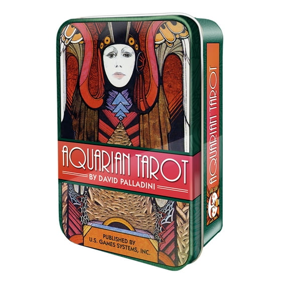 Aquarian Tarot in a Tin, (Hardcover)