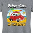 thumbnail image 3 of Pete The Cat - At The Beach - Women's Short Sleeve Graphic T-Shirt, 3 of 6