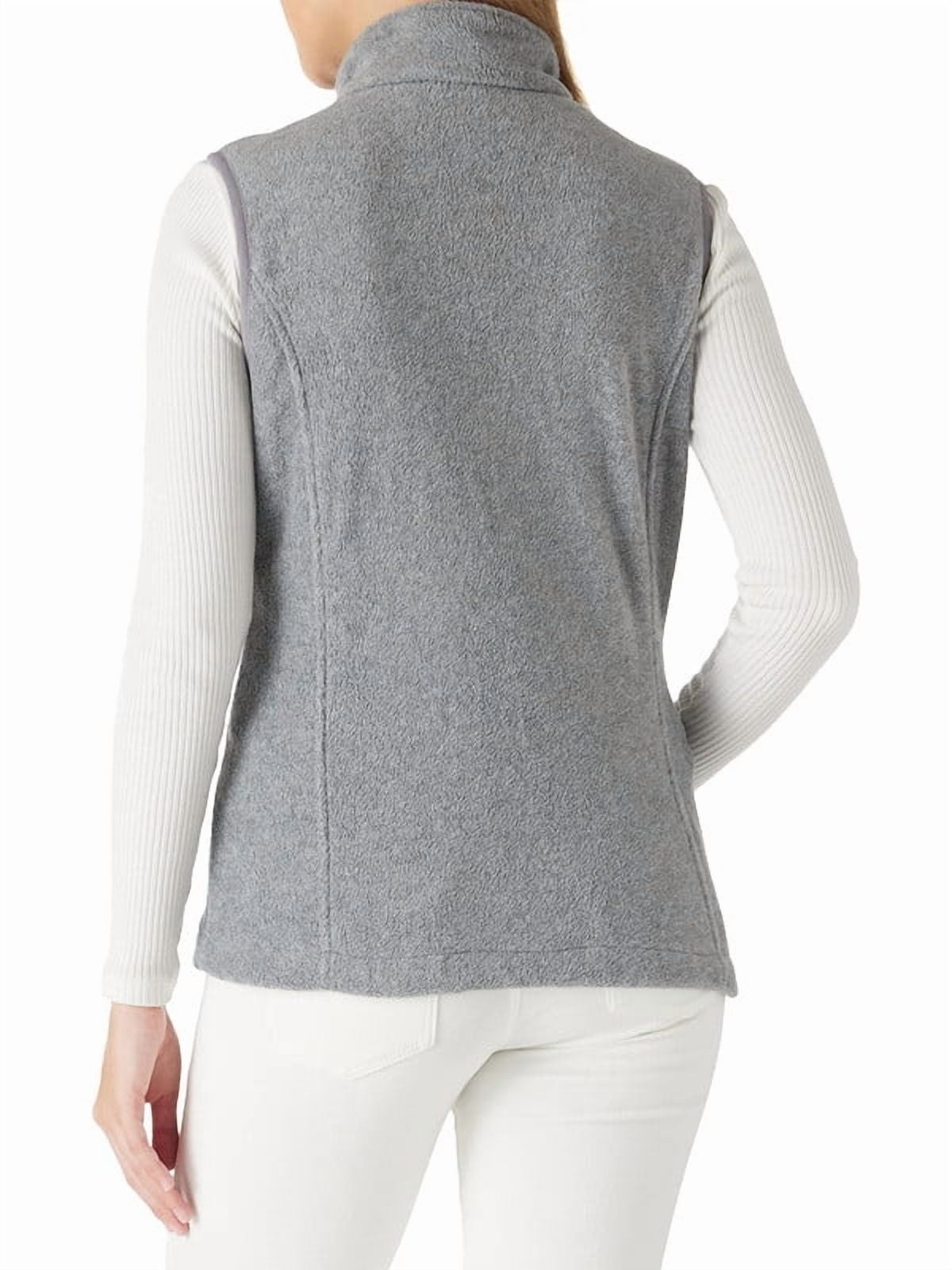 Off Road Ventures Womens Fleece Lined Vests Lightweight Zip Up Outerwear Sleeveless Vest Jacket for Running Hiking Travel