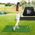 thumbnail image 3 of Costway Tapete de golf de 1,5 x 0,9 m, césped artificial para entrenamiento de golf, 32 mm, para interior y exterior, 3 of 3