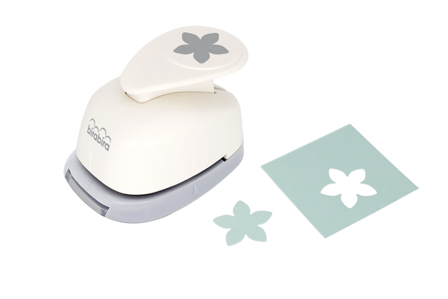Bira Craft 1 inch Petal Shape Lever Action Craft Punch for Paper Crafting Scrapbooking