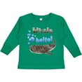 thumbnail image 3 of Inktastic Whale, Hello Cute Whale Shark with Bubbles Boys or Girls Long Sleeve Toddler T-Shirt, 3 of 5