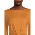 thumbnail image 4 of Nine.Eight Women’s Tie Waist Knit Cocktail Dress, 4 of 5