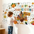 thumbnail image 5 of Giant Thanksgiving Coloring Tablecloth 76X183Cm, Waterproof Graffiti-Proof Paper Poster, Interactive Kids Art Activity Decor For Family Gatherings, 5 of 6