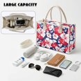 thumbnail image 4 of ZUXONGSY Tropical Hibiscus Print PVC Tote Bag, Clear Lightweight Oversize Shoulder Purse for Women, Weekender Handbag with Top Handle, Beach Shopping Daily, 4 of 7