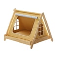 thumbnail image 2 of Tienda de campaña para perros de interior, refugio para mascotas, casa elevada de madera para interiores, casa para sala de estar, dormitorio, 2 of 8