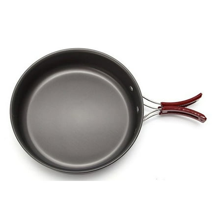 Lightweight Nonstick Frying Pan for Camping with Folding Handle Design