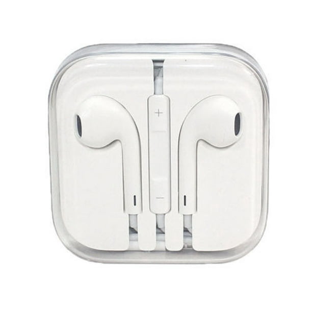 Apple Earpods Oem Original Stereo Headphones W Inline Control White Md7ll A Walmart Com Walmart Com