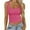 Hot Pink, variant on Uaswgudfs Women's Basic Scoop Neck Stretch cotton Crop Tank Top Adjustable Cami Tank Summer Sleeveless Exercise and fitness Tops 2025