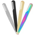 thumbnail image 3 of Shisuyan 4 Pcs Pinces à Sourcils Pinces Professionnelles Peigne Pinces pour Femmes Poils du Visage, 3 of 9