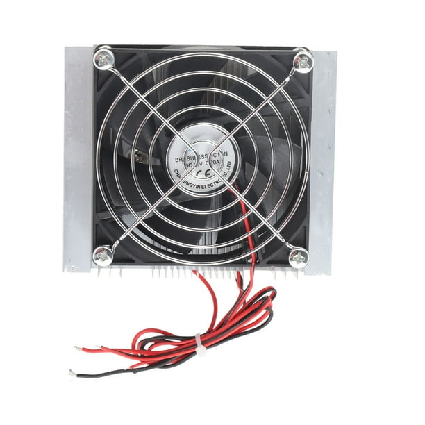 Módulo De Placa De Peltier Termoeléctrico Enfriamiento De Enfriamiento De 12V 60W Kit De Bricolaje Con Ventilador De Extremo Frío Para