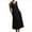 Black summer dresses for women, variant on Summer Dresses for Women Soft Cotton Linen Plus Size Casual Swing Tank Long Dresses with Pocket 2025 Sleeveless Round Neck Solid Maxi Formal Dress Gray XXL