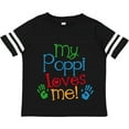 thumbnail image 3 of Inktastic My Poppi Loves Me Gift Boys or Girls Toddler T-Shirt, 3 of 5